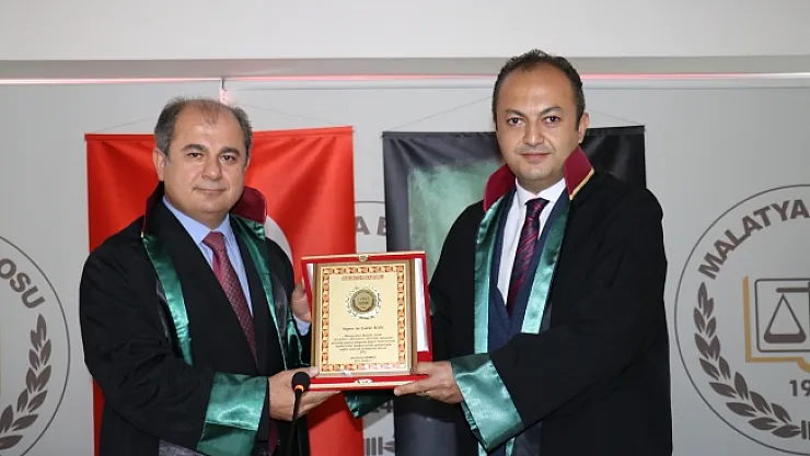 Malatya Barosu'nda devir teslim töreni yapıldı