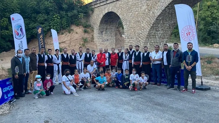 Malatya'nın tarihi yapılarında spor etkinlikleri...