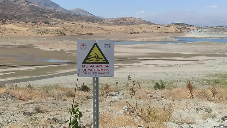 Sürgü barajında kuraklık alarmı!