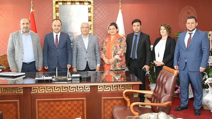 Başkan Güder'den Baro Başkanı Demez'e 'hayırlı olsun' ziyareti