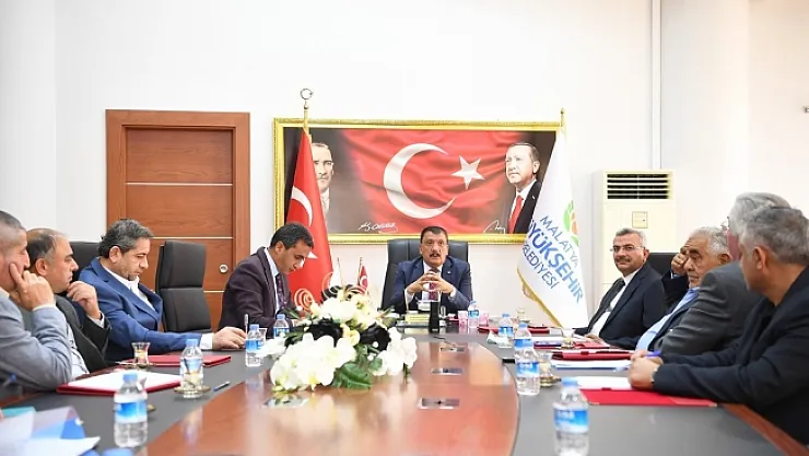 Başkan Gürkan, sanayi esnaf temsilcileriyle bir araya geldi