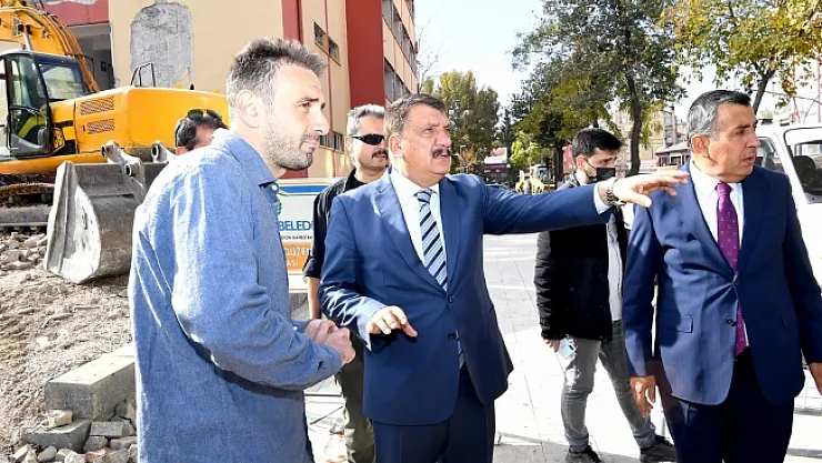 Başkan Gürkan yıkım çalışmalarını inceledi
