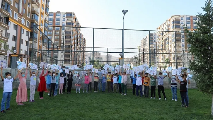 Battalgazi trafik eğitim parkı, minik öğrencileri konuk etti