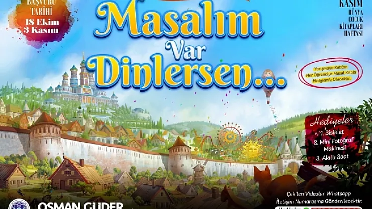 Battalgazi'de ödüllü masal anlatma yarışması