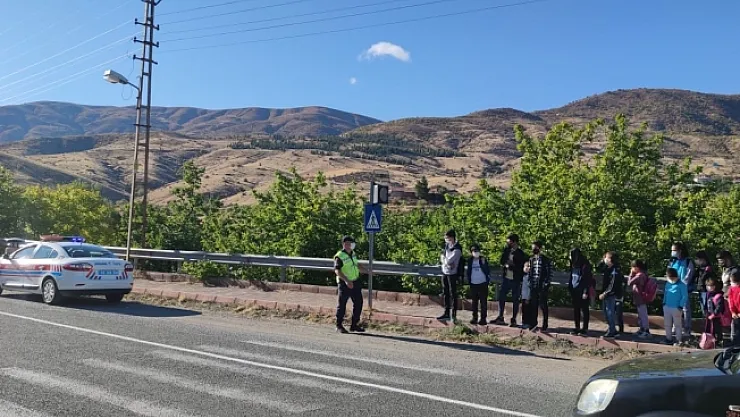 Jandarmadan yaya önceliği denetimi