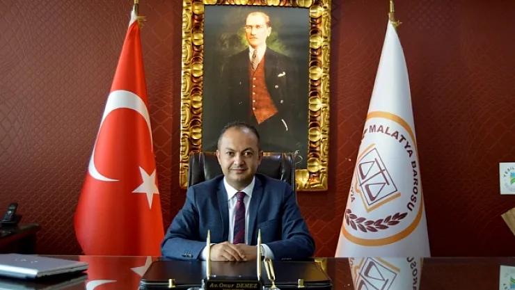 Malatya Baro Başkanı Demez'den Kavala tepkisi