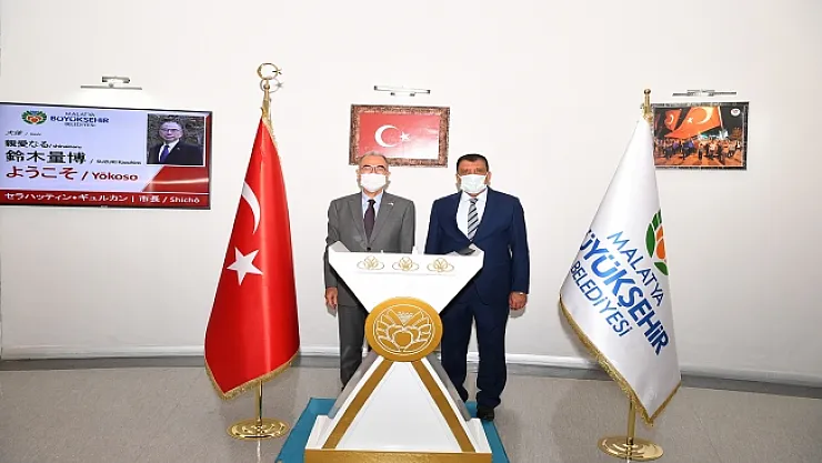 Başkan Gürkan, Japonya Büyükelçisi Suzuki Kazuhiro'yu ağırladı