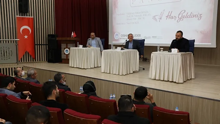 Battalgazi'de &quotAhmet Kekeç&quot paneli düzenlendi