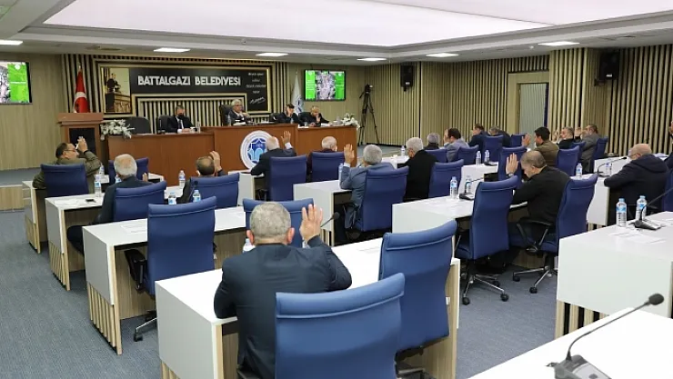 Battalgazi meclisi, kasım ayı olağan toplantısı tamamlandı