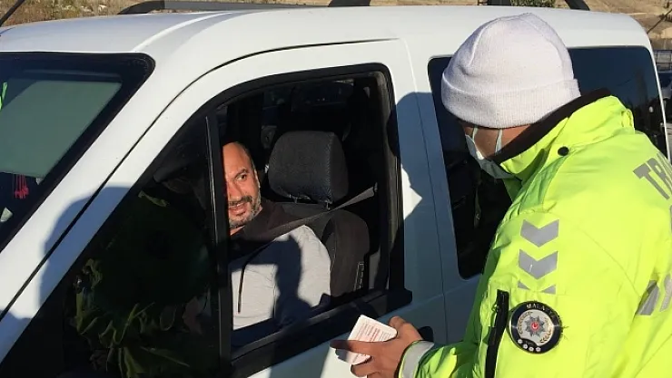 Darende'de 'Bir Hareketine Bakar Hayat' trafik uygulaması