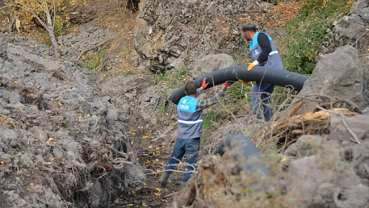 Hekimhan – Başkınık'ın kanalizasyon altyapısı yenileniyor