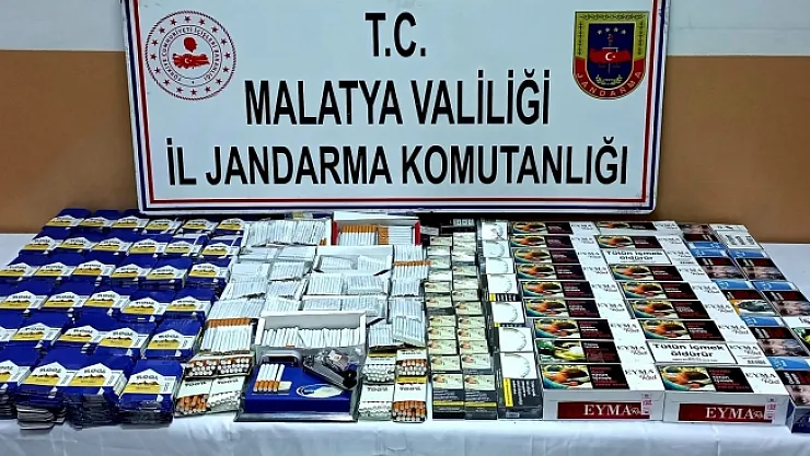 Jandarma'dan kaçak sigara operasyonu
