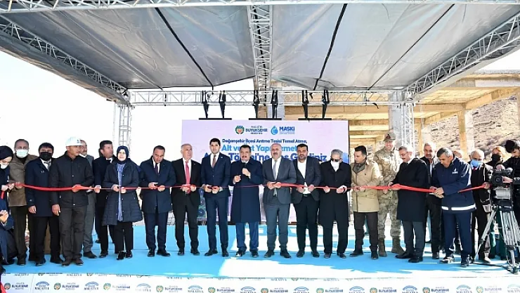 Malatya'da ilçelere arıtma tesisleri yapıyor