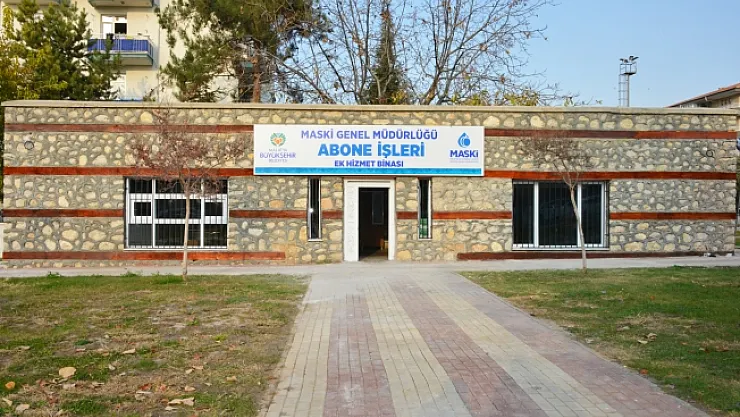 MASKİ, Özalper'e ek hizmet binası açtı