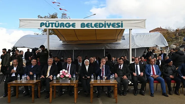 Pütürge'de 2 temel atıldı, 1 açılış gerçekleştirildi