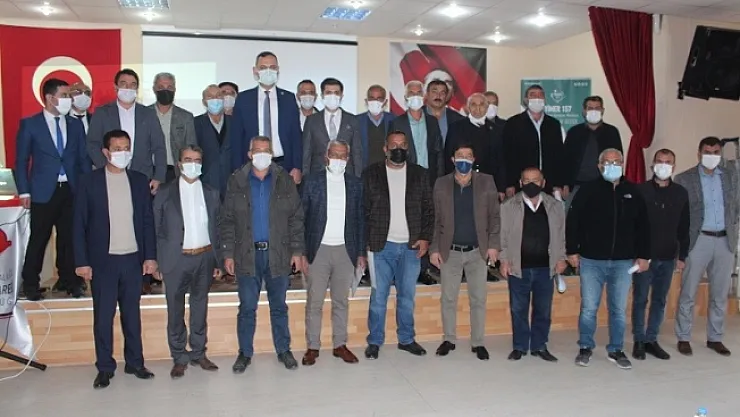 Yazıhan'da muhtarlarla toplantı