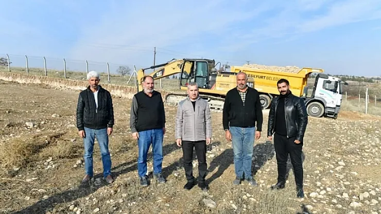 Başkan Çınar, yol açma ve genişletme çalışmalarını inceledi