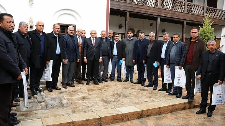 Başkan Güder, muhtarların sorunları dinledi