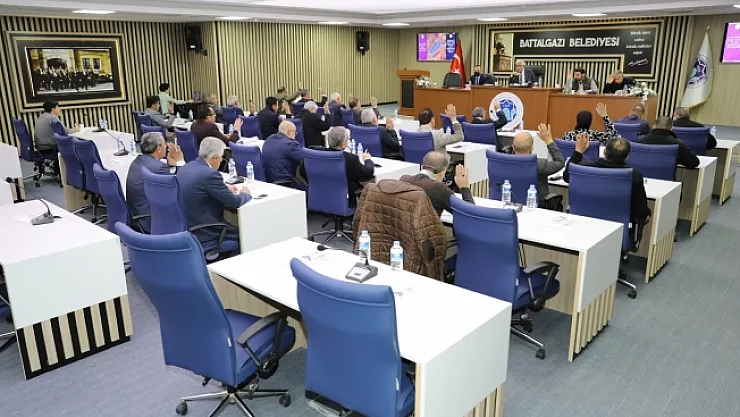 Battalgazi Meclisi, Aralık Ayı Olağan toplantısı tamamlandı