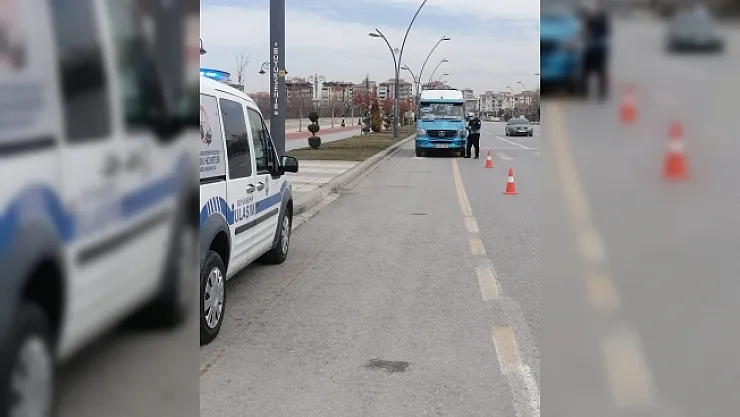 Büyükşehir Belediyesinden toplu taşıma araçlarına denetim