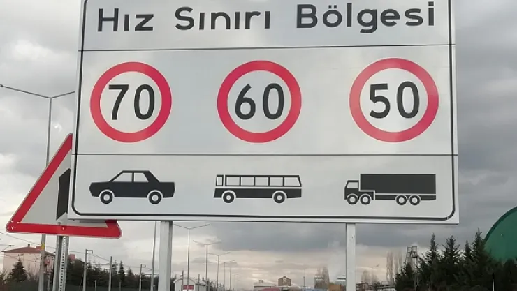 Malatya'da cadde ve sokaklarda hız sınırı değişikliği