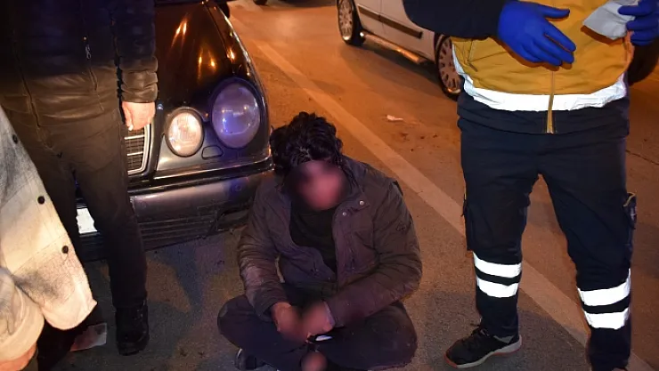 Malatya'da elektrikli motosiklet bir yayaya çarptı!