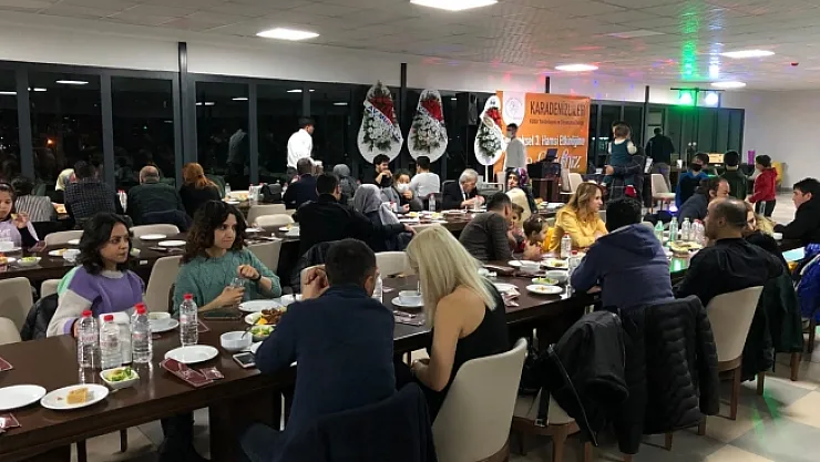 Malatya'daki Karadenizliler hamsi etkinliğinde bir araya geldi