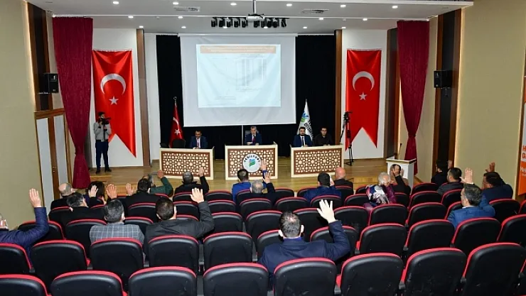 Yeşilyurt Belediye Meclisi Aralık ayı olağanüstü toplantısını yaptı