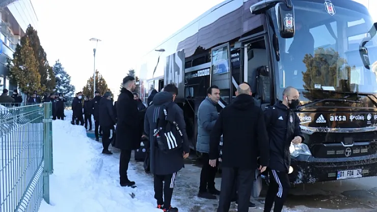 Beşiktaş kafilesi Malatya'da