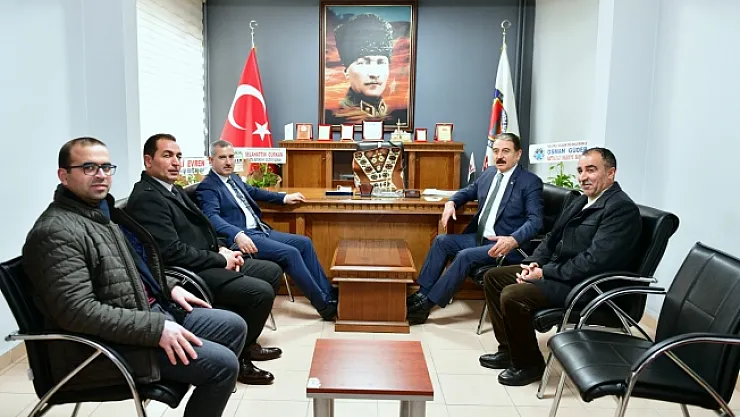 Çınar'dan Keskin'e 'Hayırlı olsun' ziyareti