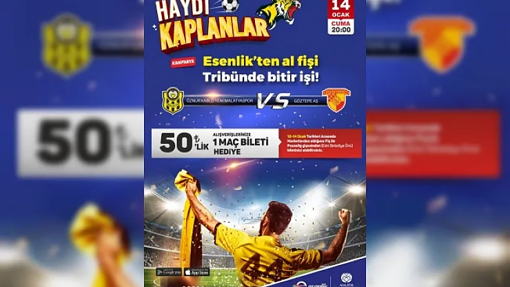 Esenlik'ten Yeni Malatyaspor'a destek