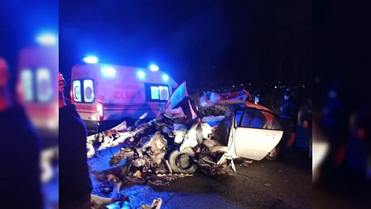 Malatya'da feci kaza: 1 ölü, 4 yaralı