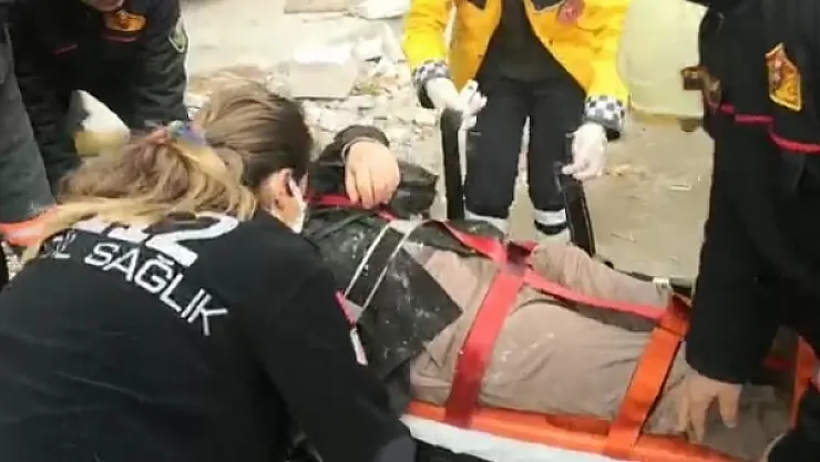 Malatya'da inşaatta düşen bir kişi yaralandı