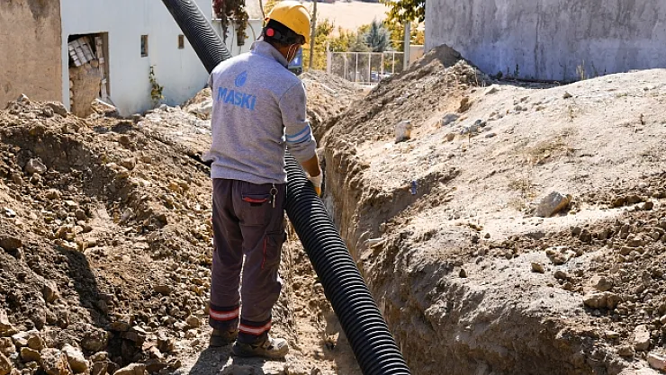 MASKİ, Battalgazi Kadıçayırı'nın kanalizasyon sorununu çözüyor