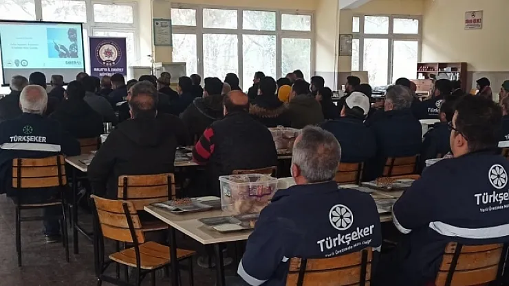 Şeker fabrikası çalışanlarına bilinçli internet kullanımı için eğitim