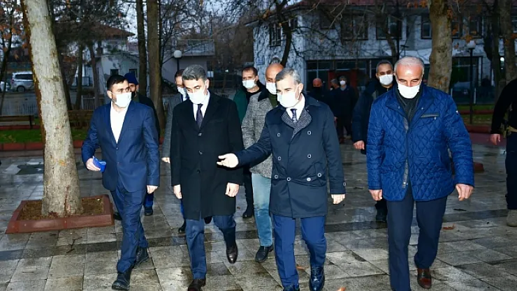 Vali Baruş Ve Çınar, Dilek Mahallesi'ndeki yatırımları incelediler