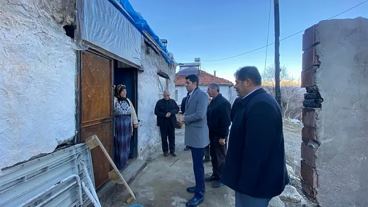 Yangında zarar gören ailenin ihtiyaçları karşılanacak