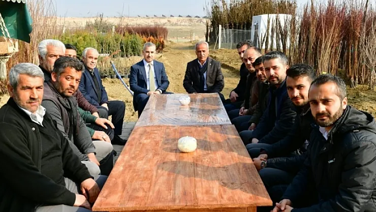 Başkan Çınar, fidancıları ziyaret etti