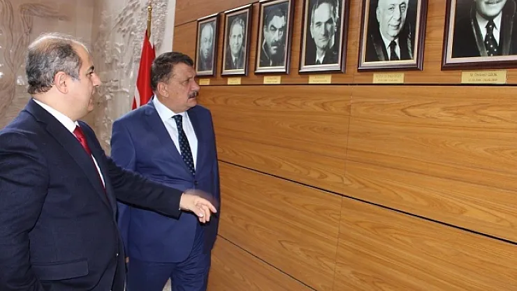 Başkan Gürkan'dan TBB Türavak Başkanı Han'a ziyaret