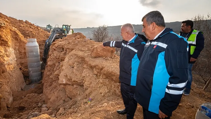 Batı Kollektörü çalışmaları devam ediyor