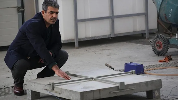 Don ve buzlanmaya karşı ısınabilen beton plak geliştirildi