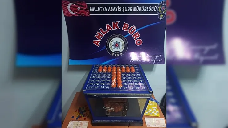 Malatya'da kumar oynayan 17 kişiye ceza   