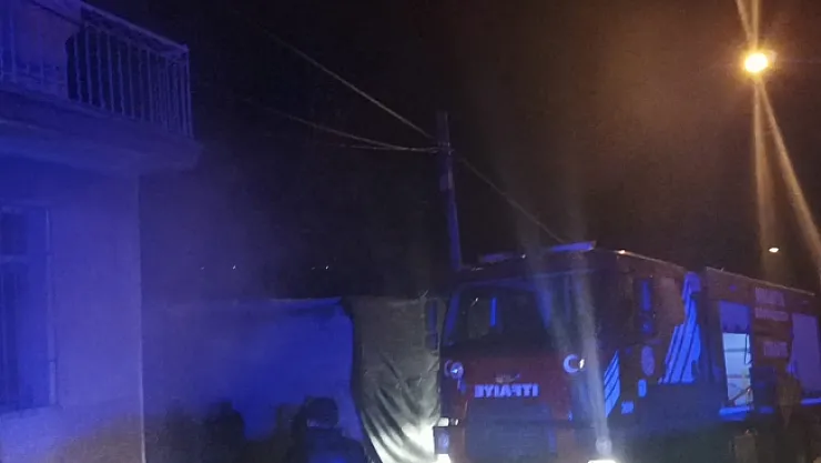 Malatya'da korkutan anlar! 2 ev yandı, Neyse ki ucuz atlatıldı…
