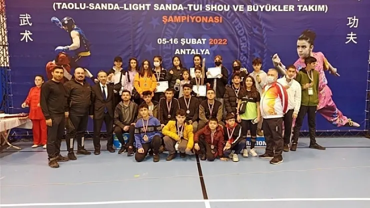 Malatyalı Wushu Kung Fu sporcuları 45 madalya ile dönüyor   