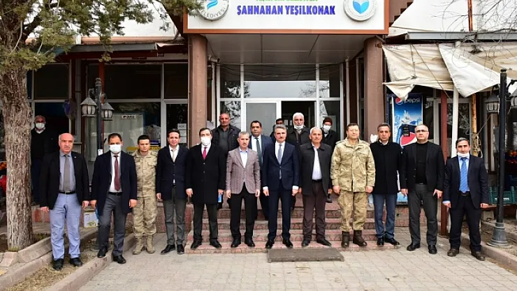 Vali Baruş'tan muhtarlara ziyaret