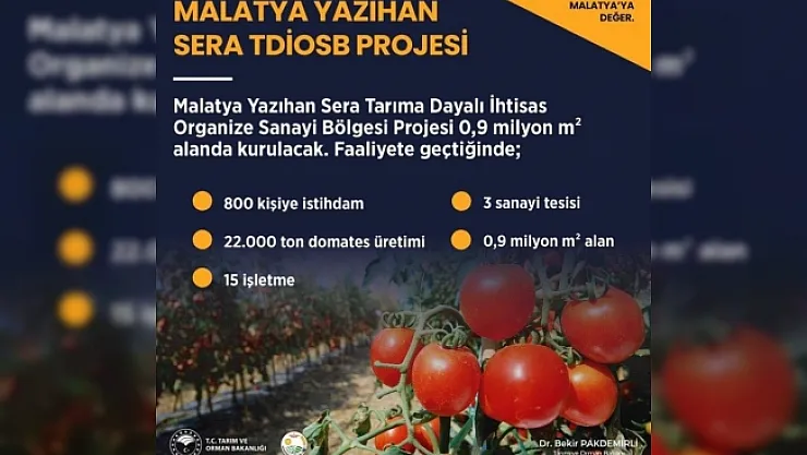 Yazıhan'da 3 bin 300 kişiye iş imkanı