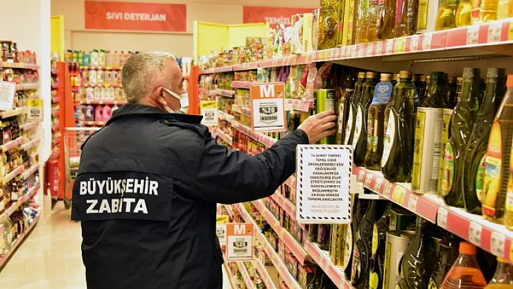 Zabıta ekipleri Malatya'da KDV denetimlerini sürdürüyor