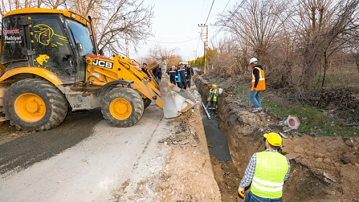 3 mahallenin 30 yıllık içme suyu hattı yenileniyor