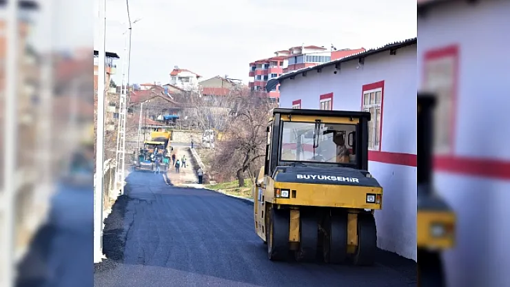 Battalgazi Mahallesi'nde asfalt çalışmalarına başlandı