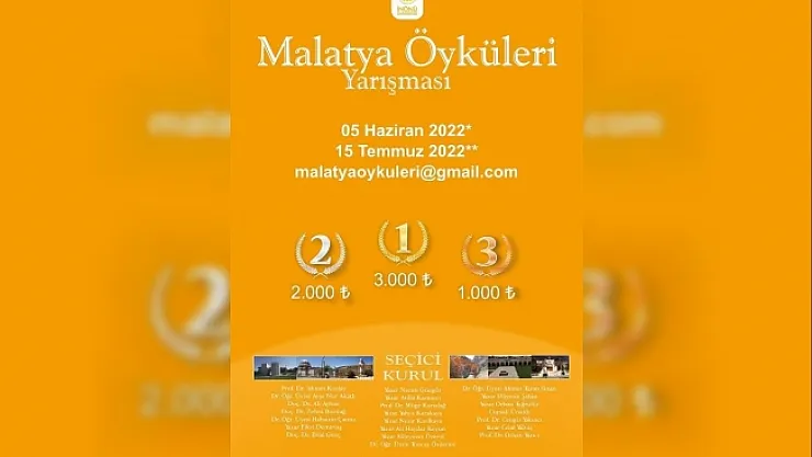 İnönü Üniversitesi'nden Malatya öyküleri yarışması